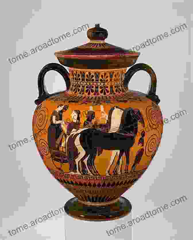 A Depiction Of Greek Children Playing On An Ancient Vase. Illustrated Greek Mythology : Living Stories Of Greece Children S European History