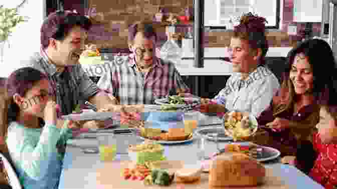 A Family Gathered Around A Table, Sharing A Meal Together French Instant Recipes: A Cookbook For All The Families: Healthy And Tasty Foods