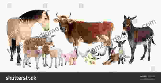 A Group Of Farm Animals, Including A Cow, Pig, Horse, And Sheep, Enjoying The Outdoors First 100 Padded: First Farm Words