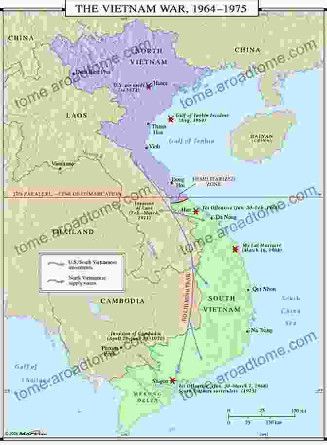 A Map Of Vietnam And Surrounding Regions During The Vietnam War Lyndon Johnson S War: The Road To Stalemate In Vietnam