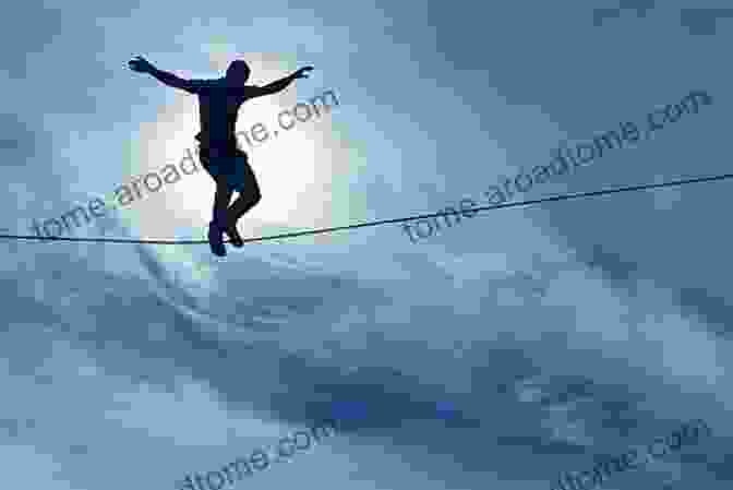 A Person Balancing On A Tightrope, Symbolizing The Importance Of Balance BALLGAMES TO BOARDROOMS: Leadership Business And Life Lessons From Our Coaches We Never Knew We Needed