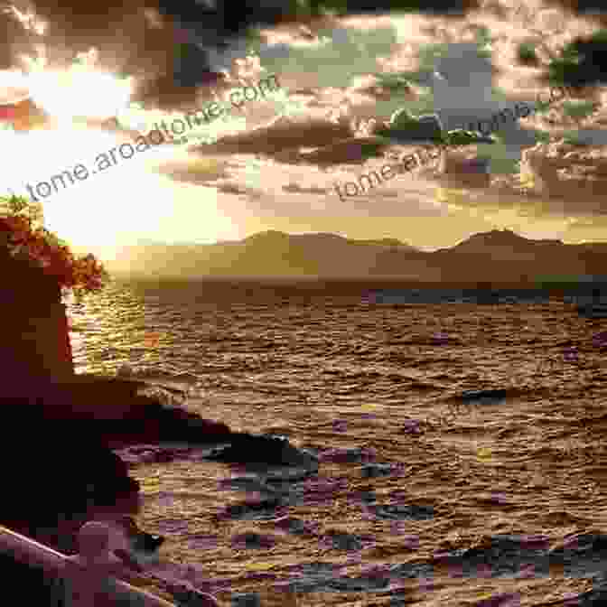 A Stunning Sicilian Sunset Over The Shimmering Mediterranean Sea Dreaming Of Sicily ~ A Travel Memoir