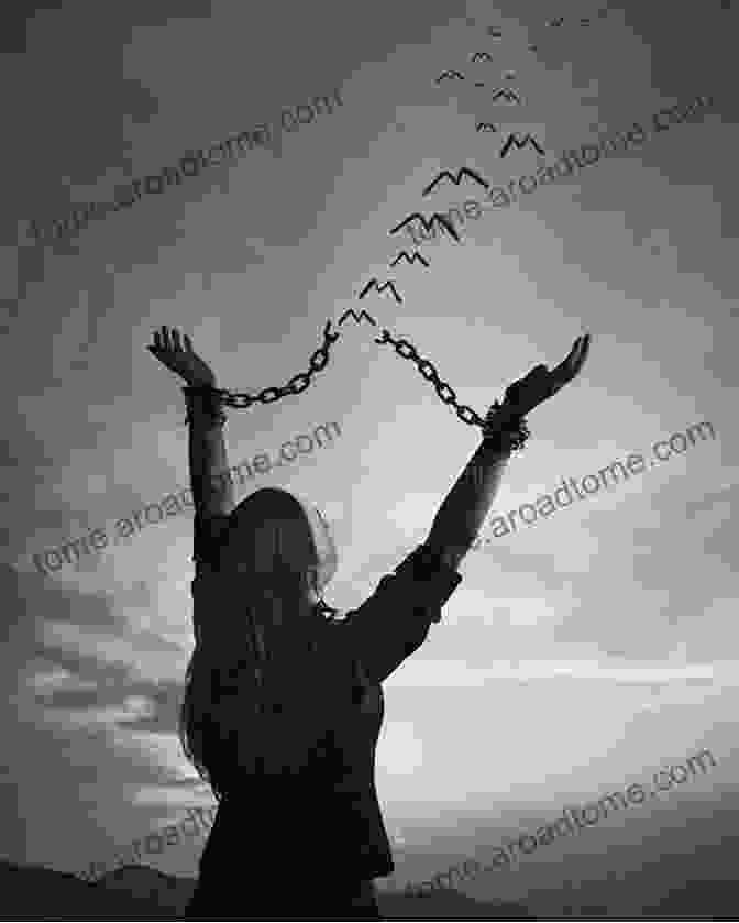 A Woman Breaking Free From Chains, Representing Liberation From Spiritual Marriage. Freedom From Spiritual Marriage: Incubi (Spirit Husbands) Succubae (Spirit Wives) (Volume 1)