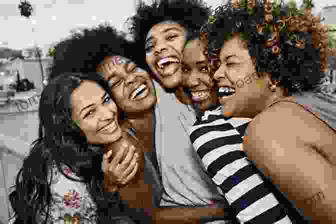 An African American Woman Smiling And Laughing With Her Friends, Surrounded By A Vibrant Community African American Women With Incarcerated Mates: The Psychological And Social Impacts Of Mass Imprisonment