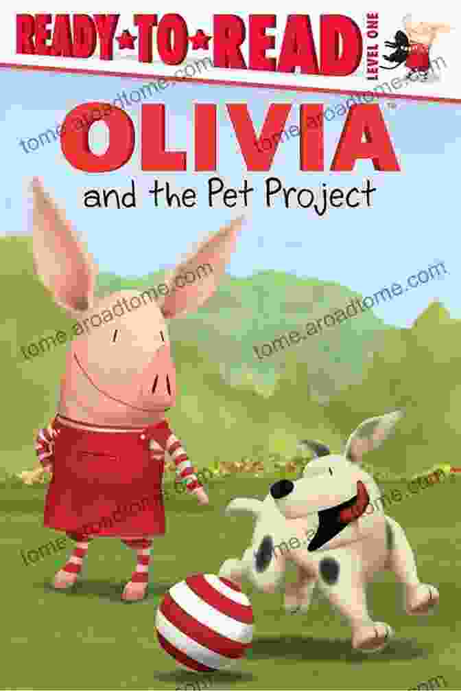 An Illustration From 'Olivia' Showcasing The Titular Piglet Surrounded By A Vibrant And Imaginative Dreamscape, Including Floating Books, Dancing Animals, And Whimsical Patterns. Olivia S ABC Ian Falconer