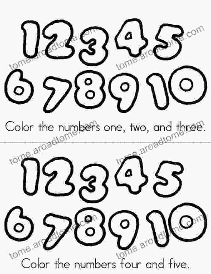 Colorful Numbers From The Book First 100 Padded: Numbers Colors Shapes