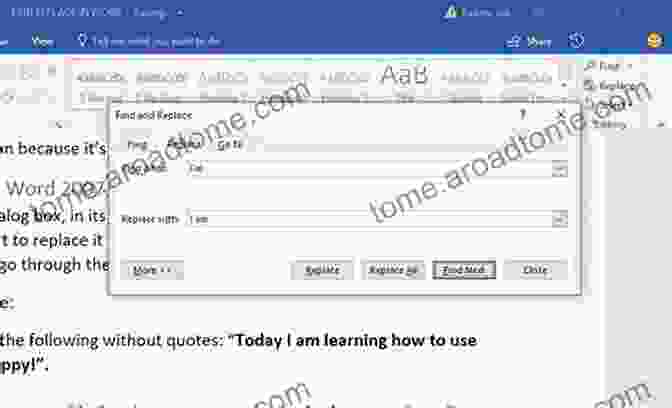 Image Of Find And Replace Feature In Ms Word 46 MS Word Tips Tricks For Higher Productivity At Home And Office