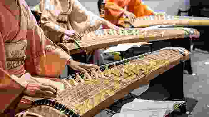 Japanese Musician Playing Traditional Instrument Japanese Music Harmony: The Harmony Theory In Traditional Japanese Music