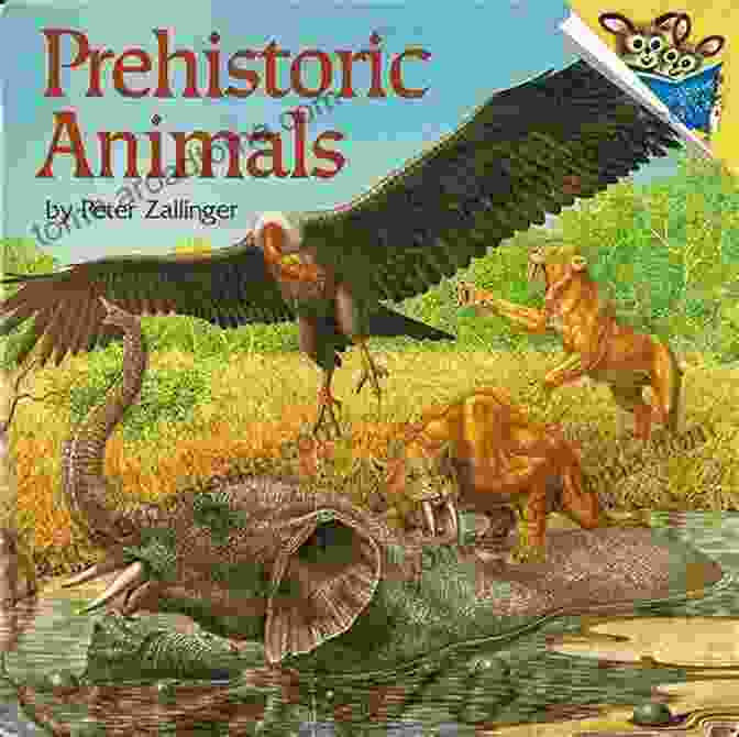 Of Prehistoric Animals For Kids Book Cover Featuring A Vibrant Illustration Of A Group Of Prehistoric Animals Including Dinosaurs, Mammoths, And Saber Toothed Cats. Big Feet Small Feet : Of Prehistoric Animals For Kids: Prehistoric Creatures Encyclopedia (Children S Prehistoric History Books)