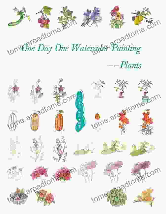 One Day One Watercolor Painting Part Plants Book Cover One Day One Watercolor Painting (Part I): Plants