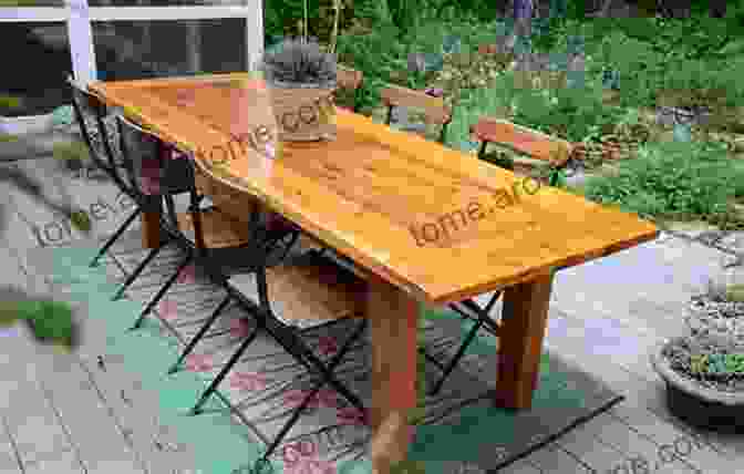 Outdoor Table Made From Cedar Odds And Ends: Carpentry Projects For Around The Home