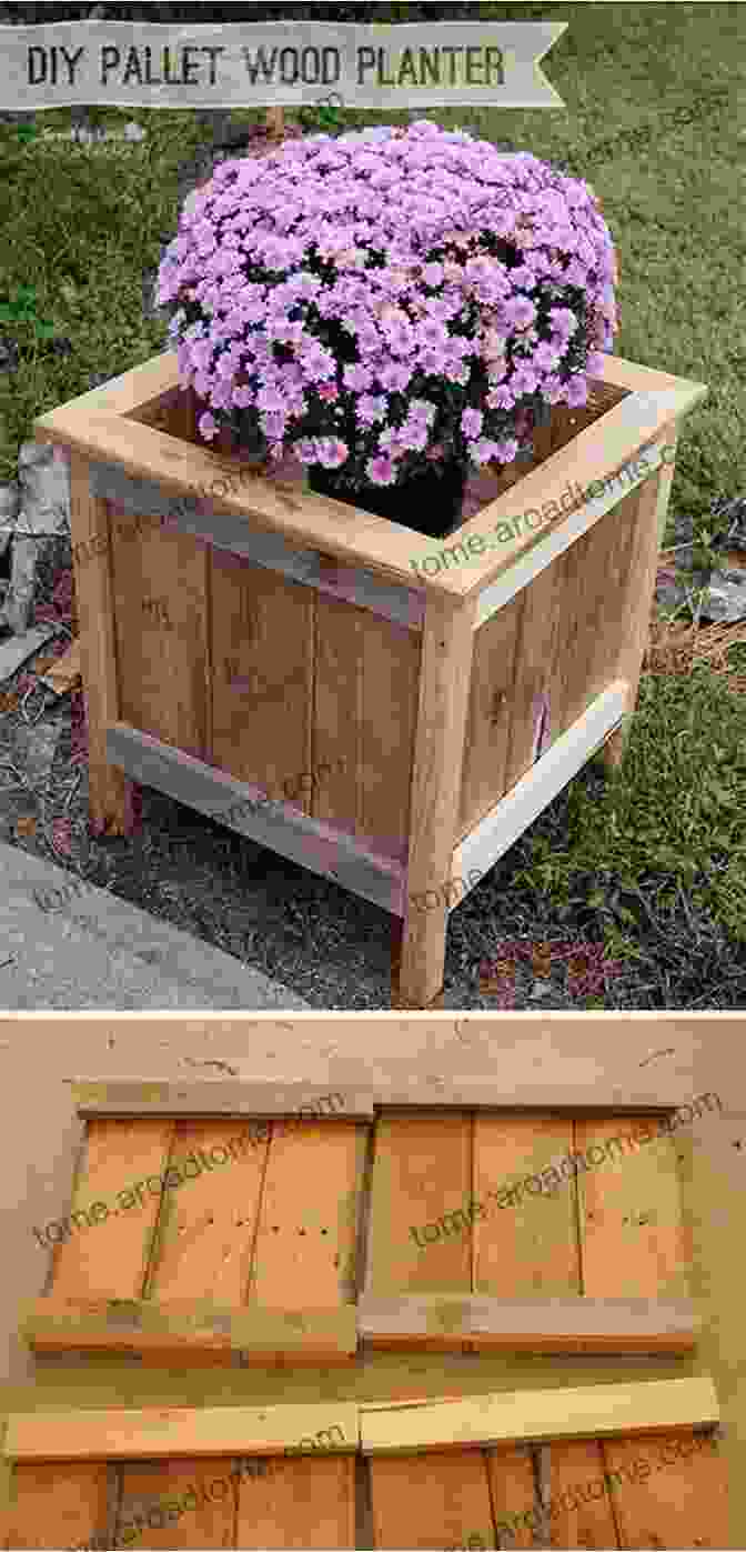 Planters Made From Wood Pallets Wood Pallets Projects: 20 Ways Of Using Wood Pallets In The Garden: (Wood Pallets Projects Reusing Wood Pallets)