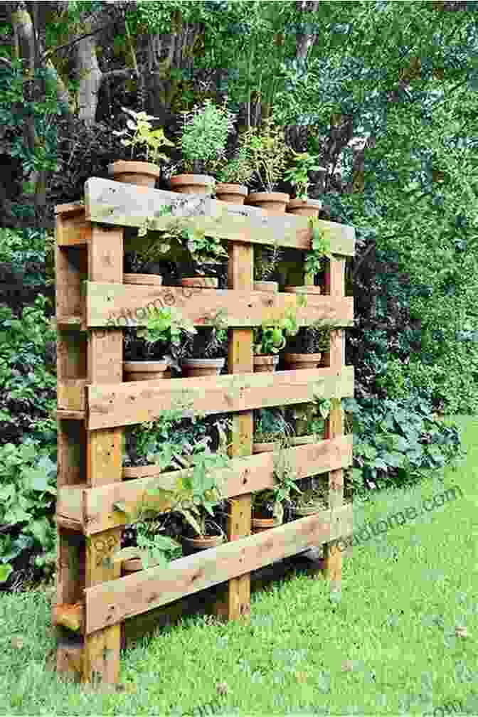 Vertical Gardens Made From Wood Pallets Wood Pallets Projects: 20 Ways Of Using Wood Pallets In The Garden: (Wood Pallets Projects Reusing Wood Pallets)