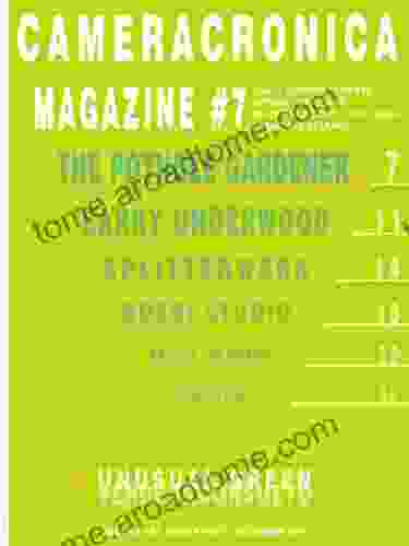 CAMERACRONICA MAGAZINE #7: Unusual Green Verde Inconsueto